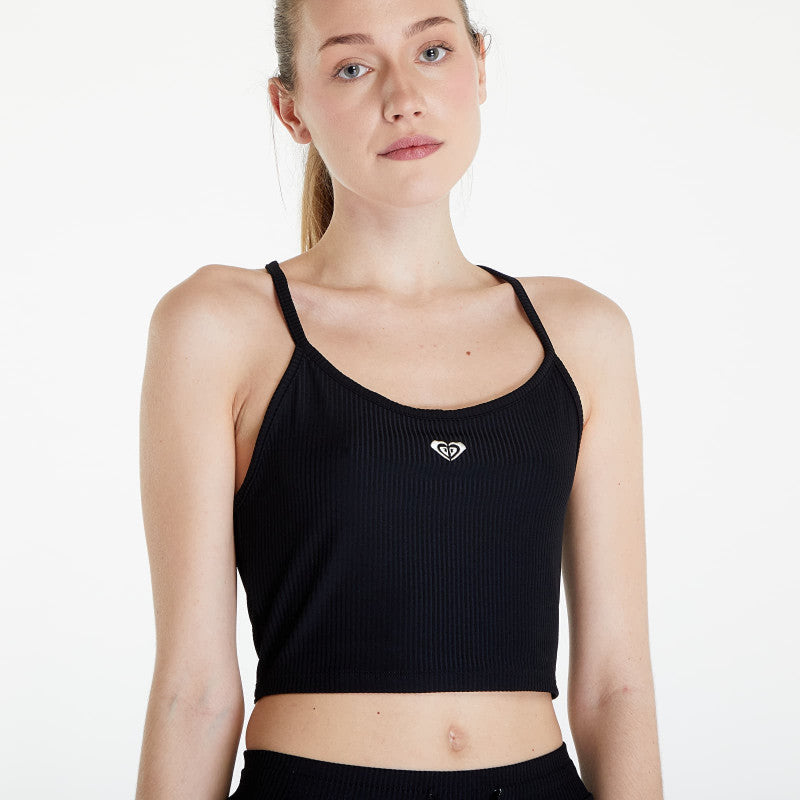 Roxy Rise & Vibe Rib Tank Anthracite