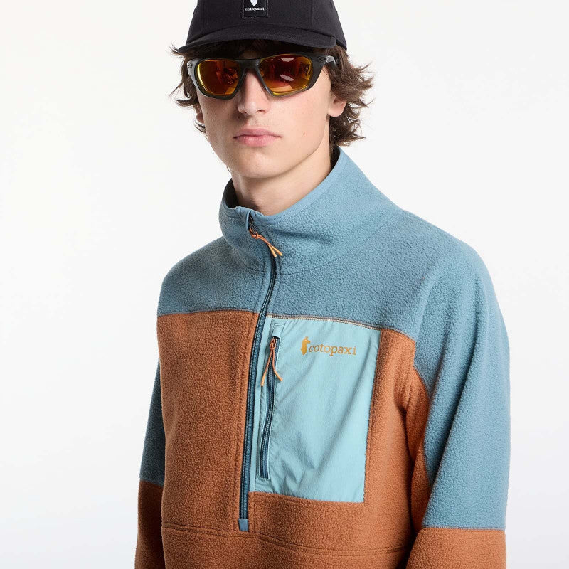 Cotopaxi M's Abrazo Fleece Half-Zip Jacket Everglade and Whiskey