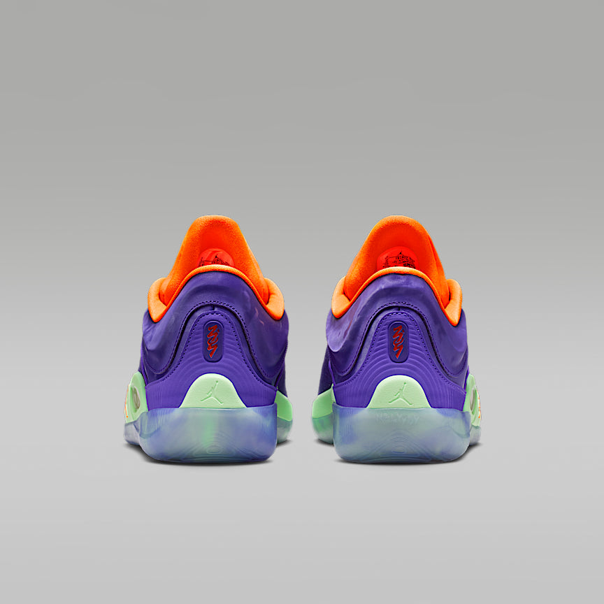 Jordan Zion 4 Court Purple/Psychic Purple/Vapor Green/Total Orange