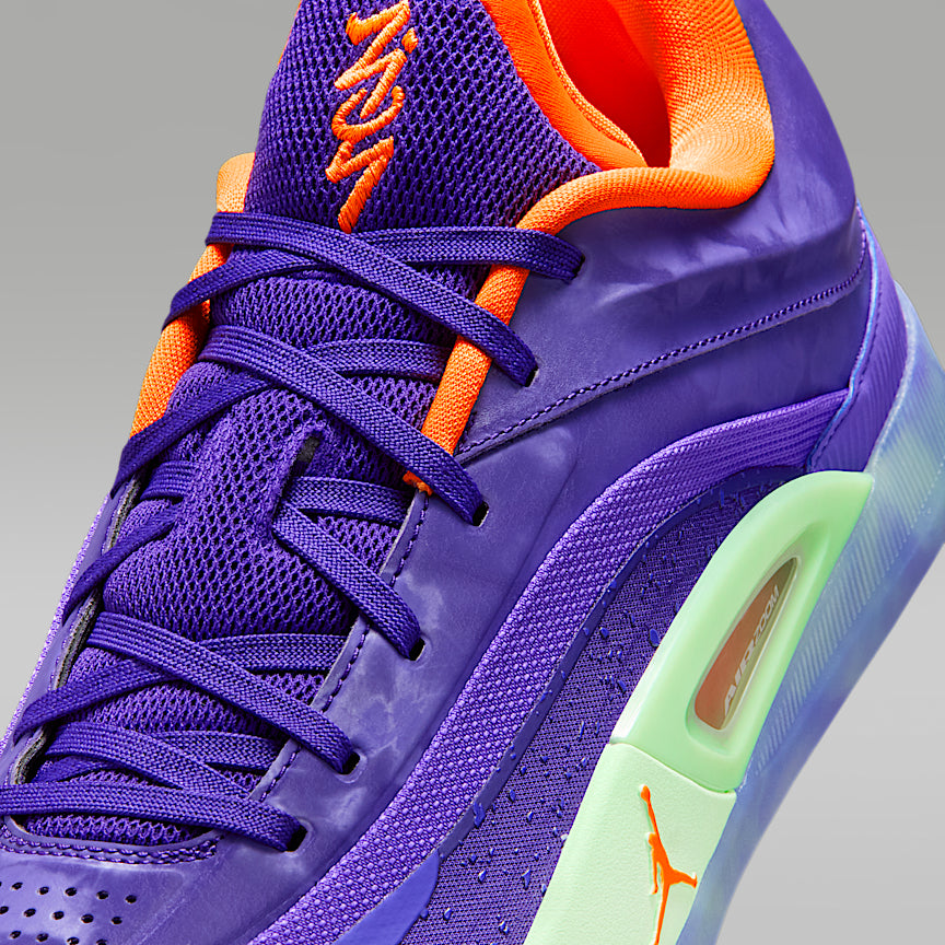Jordan Zion 4 Court Purple/Psychic Purple/Vapor Green/Total Orange