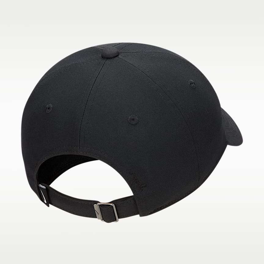 Nike Club Unstructured Swoosh Cap Black/ Black