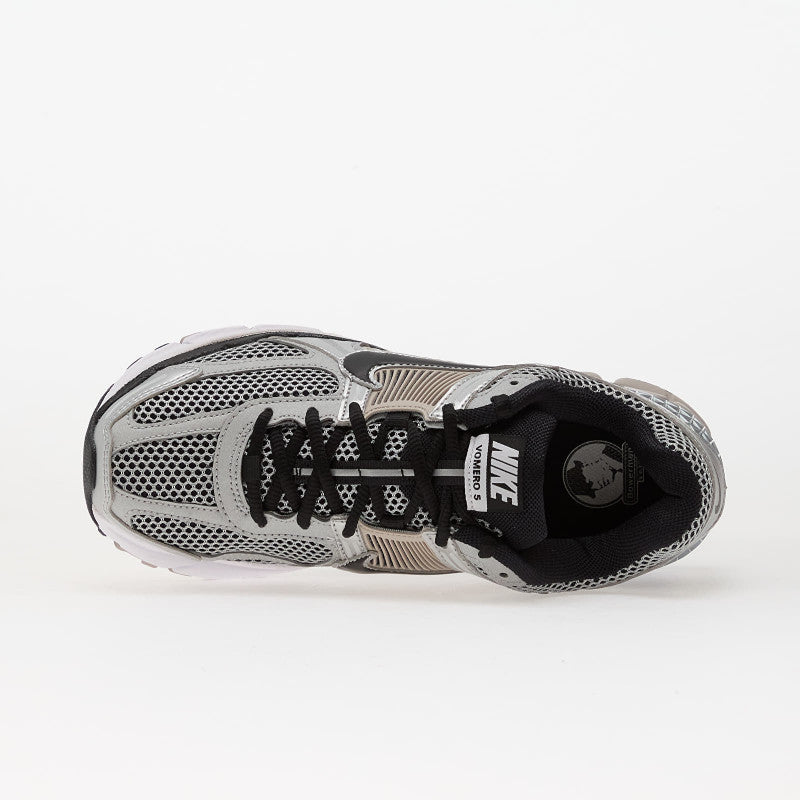 Nike Zoom Vomero 5 Metallic Silver/ Black-College Grey