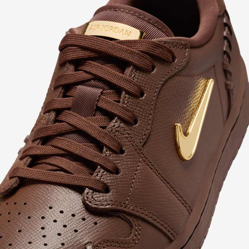 Air Jordan 1 Low Method of Make Cacao Wow/Metallic Gold-Cacao Wow