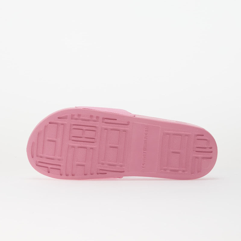 Tommy Hilfiger Script Pool Slide Rose Petal