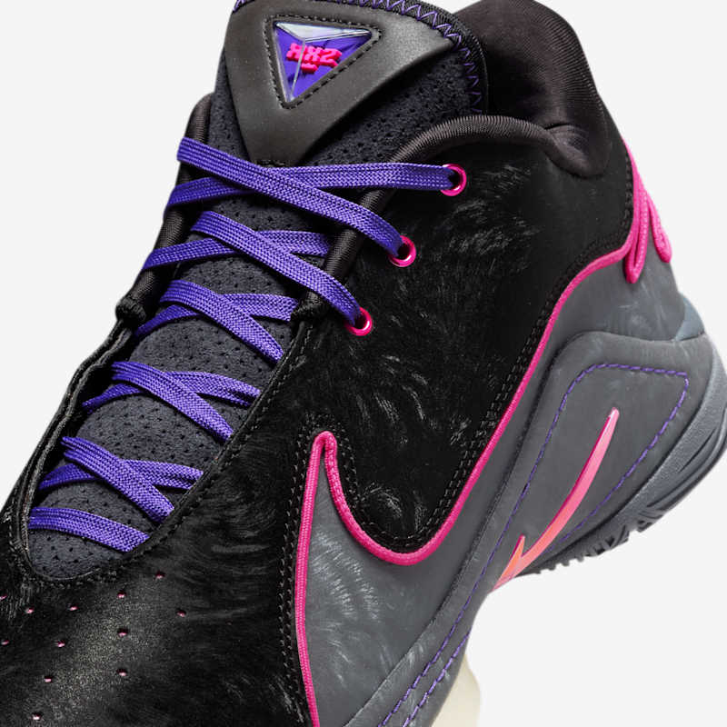 Nike LeBron XXII “Blacklight” Black/Laser Fuchsia-Dark Grey-Field Purple-Guava Ice