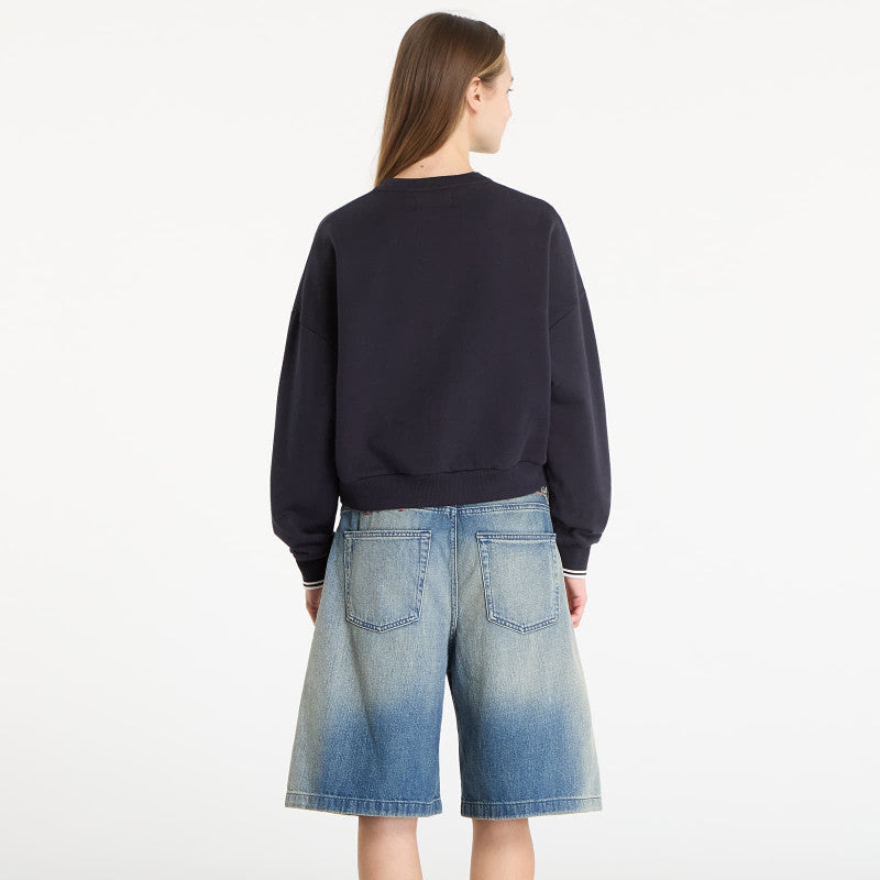 FRED PERRY Tipped Sweatshirt Navy