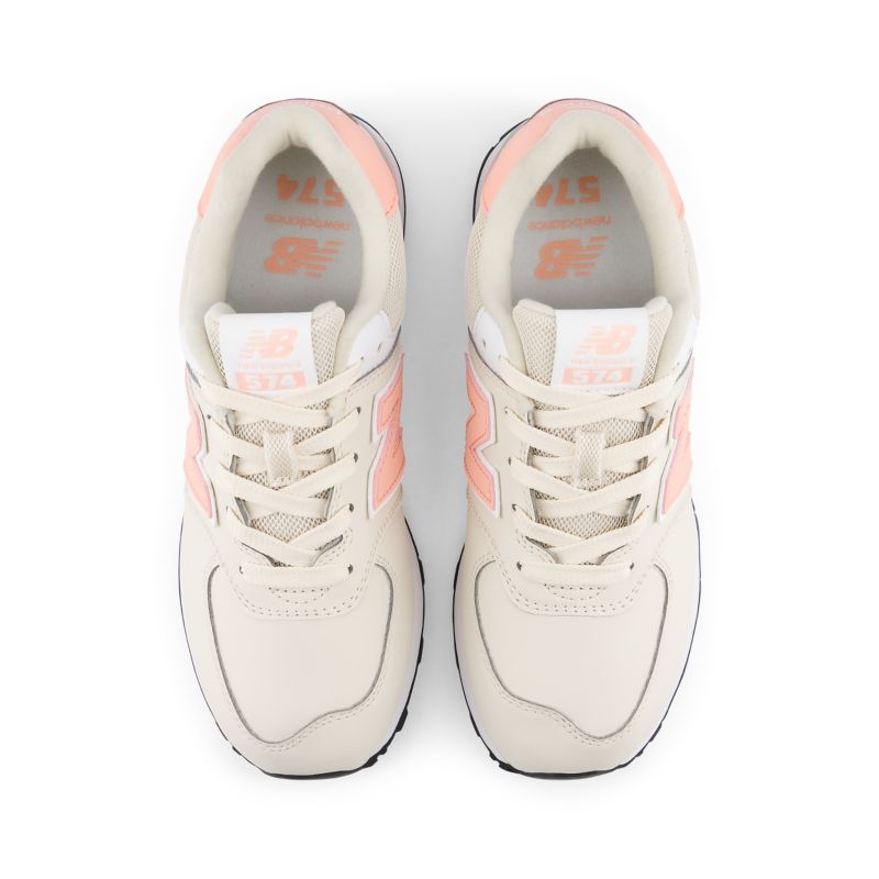 New Balance 574 Kids Linen/ Pink Lemonade