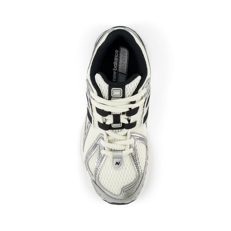 New Balance Kids 1906 Silver Metallic/ Black/ White