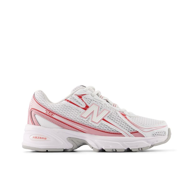 New Balance Kids 740 White/ Pink