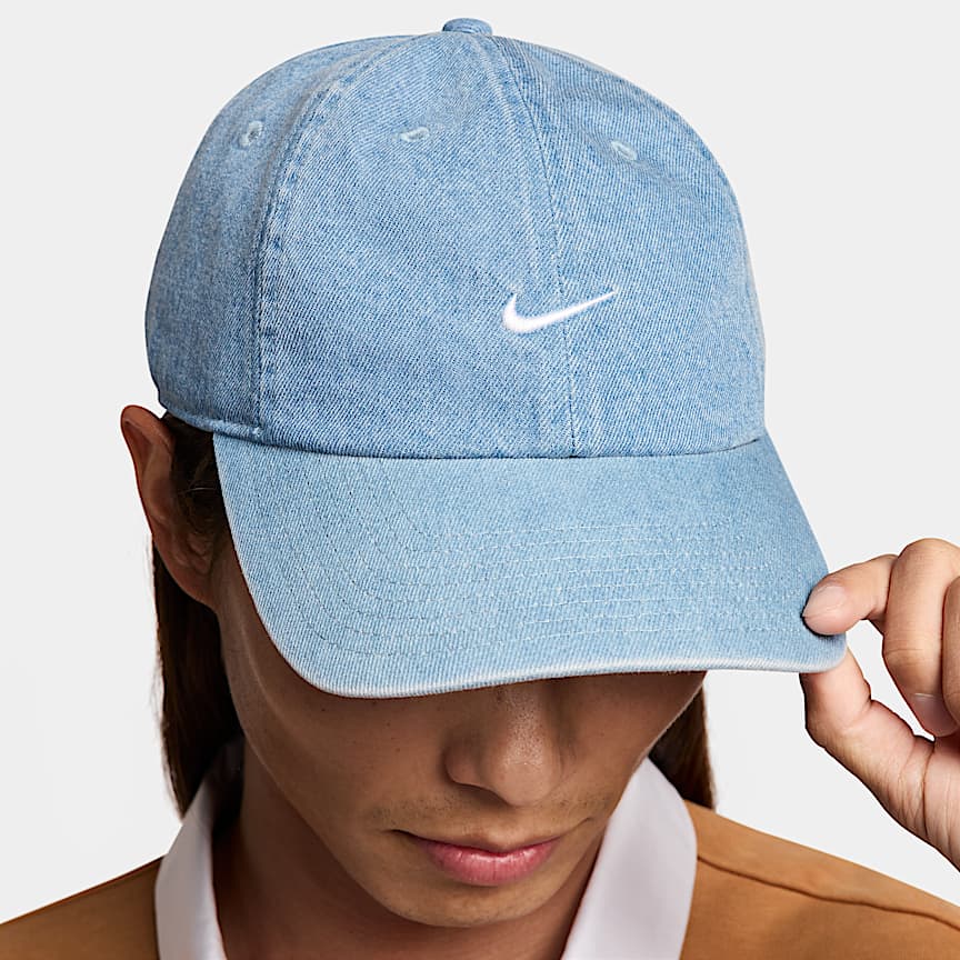 Nike Club Unstructured Denim Cap Aegean Storm/ Thunder Blue/ White