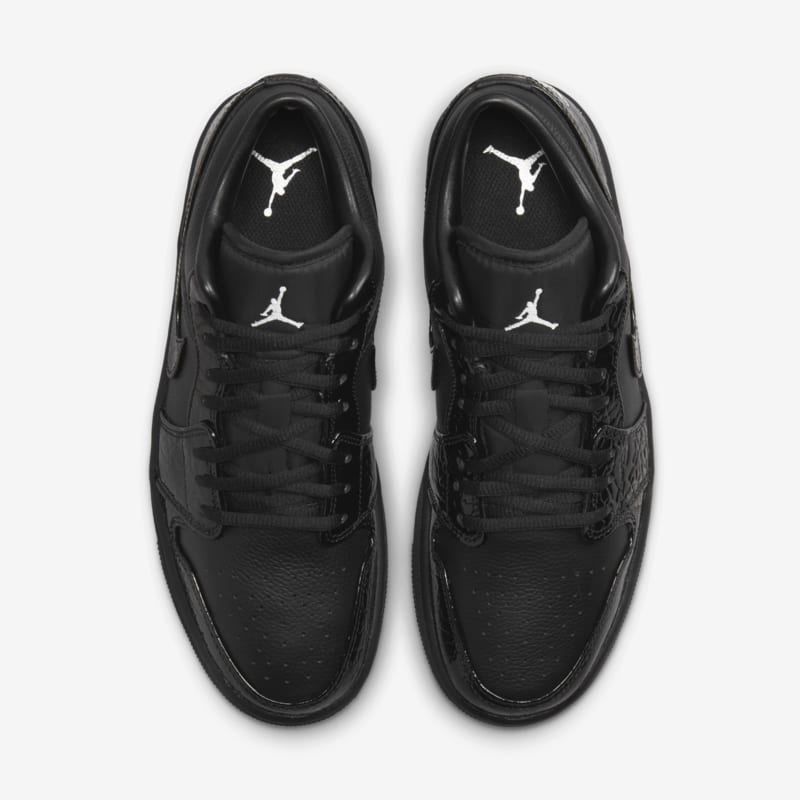 Air Jordan 1 Low SE Black/White/Metallic Silver/Black