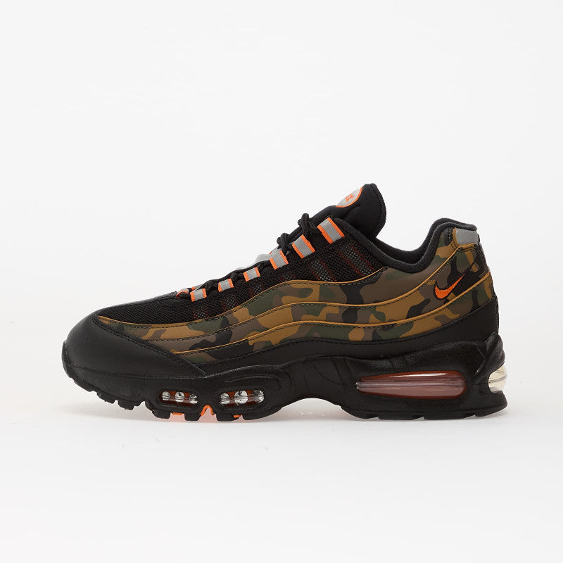 Nike Air Max 95 Qs Black/ Safety Orange-Metallic Silver