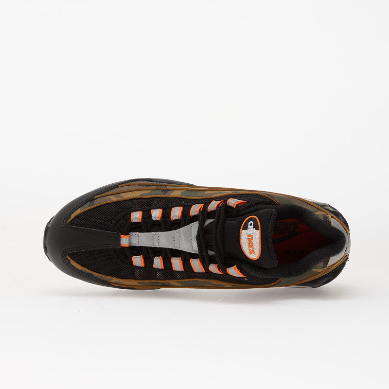 Nike Air Max 95 Qs Black/ Safety Orange-Metallic Silver