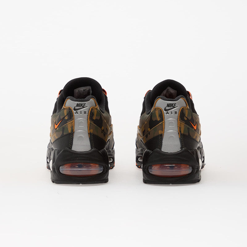 Nike Air Max 95 Qs Black/ Safety Orange-Metallic Silver
