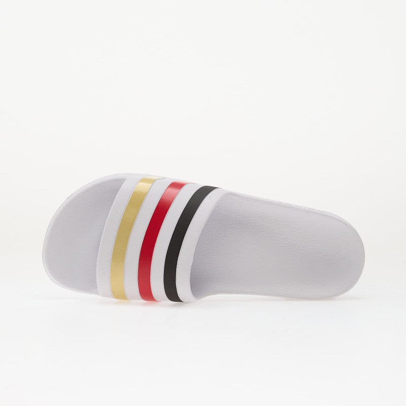 adidas Adilette Aqua Slides Ftwr White/ Core Black/ Gold Met.