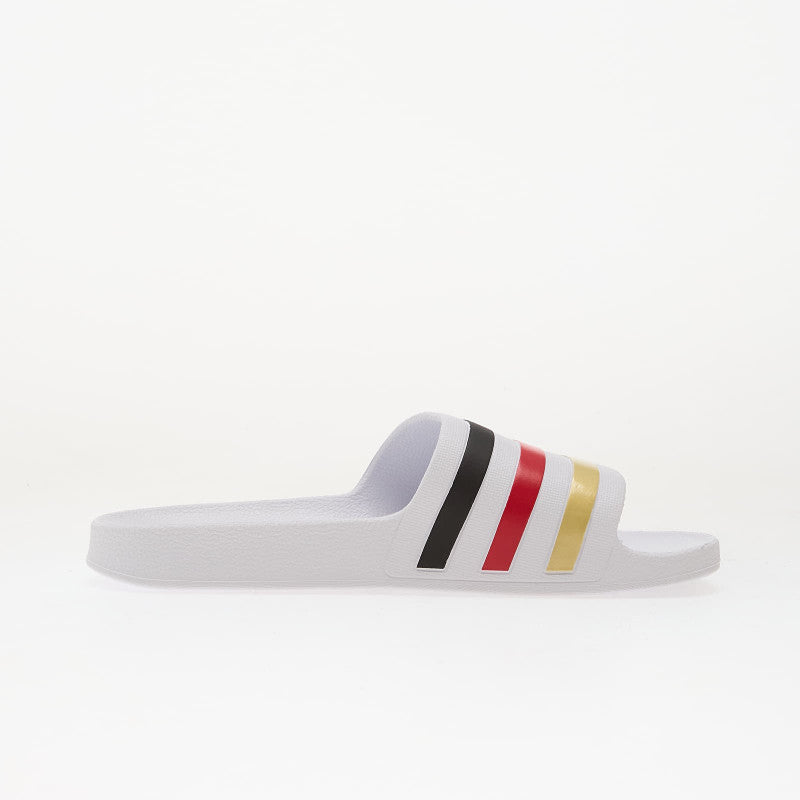 adidas Adilette Aqua Slides Ftwr White/ Core Black/ Gold Met.