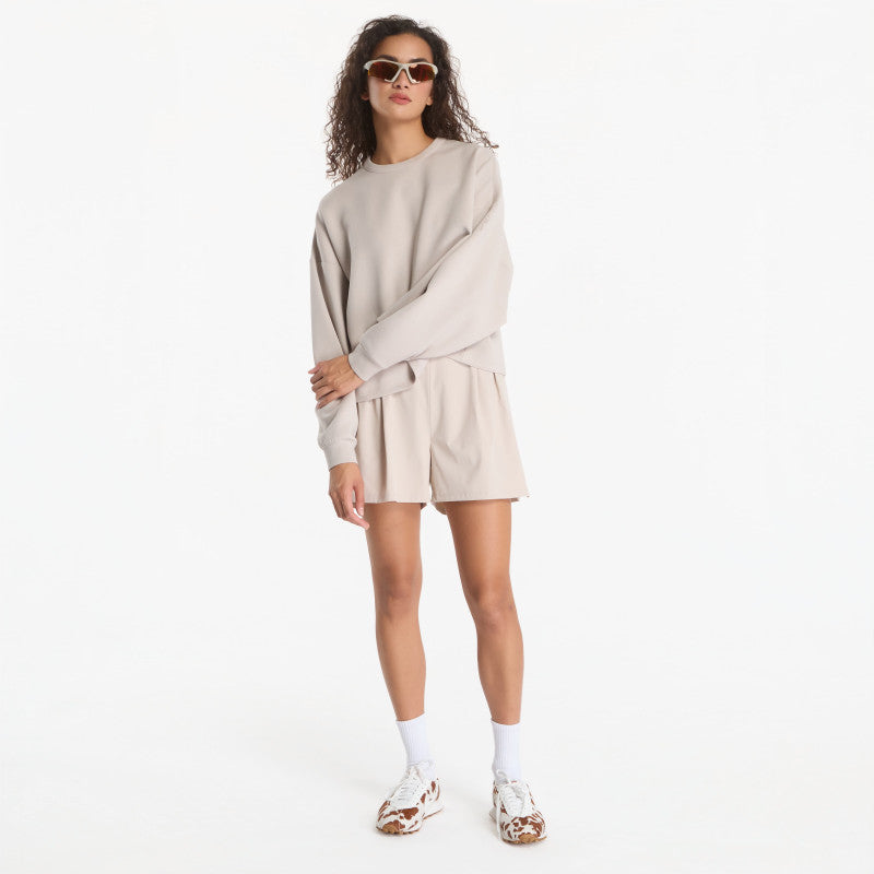 Nike 24.7 ImpossiblySoft Women's Dri-FIT Oversized Crew-Neck Top Cream II/ Cream II/ College Grey