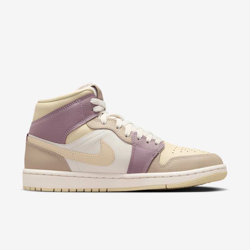 Air Jordan 1 Mid Light Orewood Brown/Team Gold-Khaki