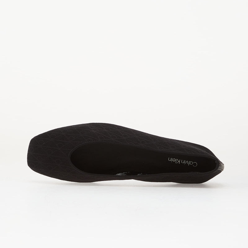 Calvin Klein Square Ballerina Aop Mesh Triple Black Mono