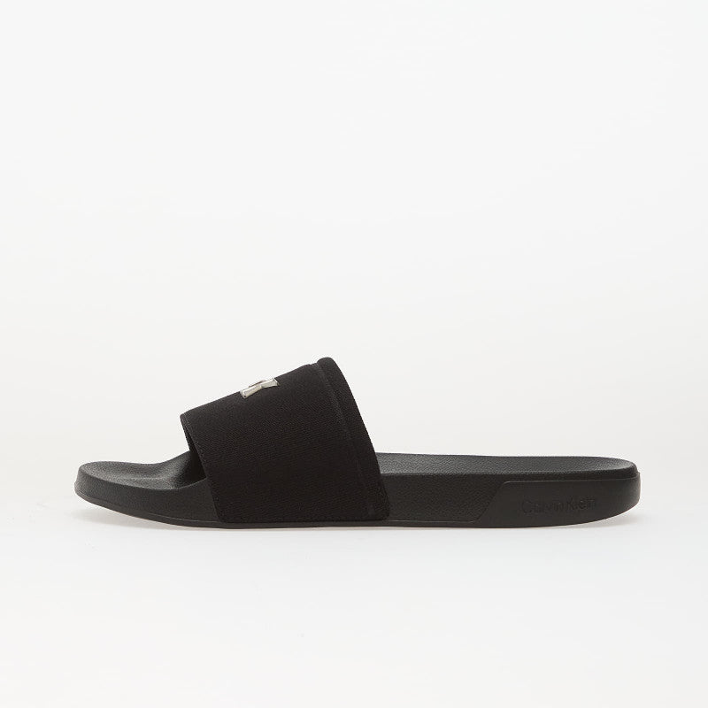 Calvin Klein Ess Slide Canvas Hdw Black
