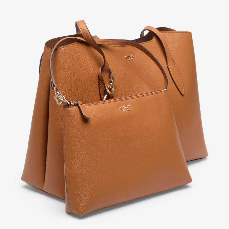 GUESS Melody 2 In 1 Tote Caramel