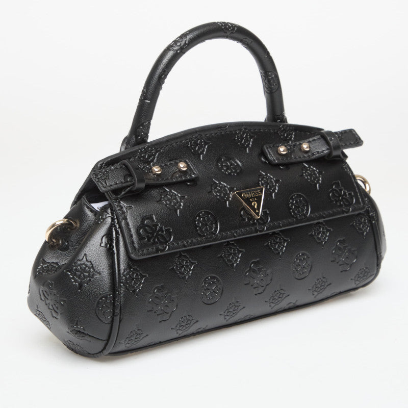 GUESS Diana Mini Top Handle Flap Black Logo
