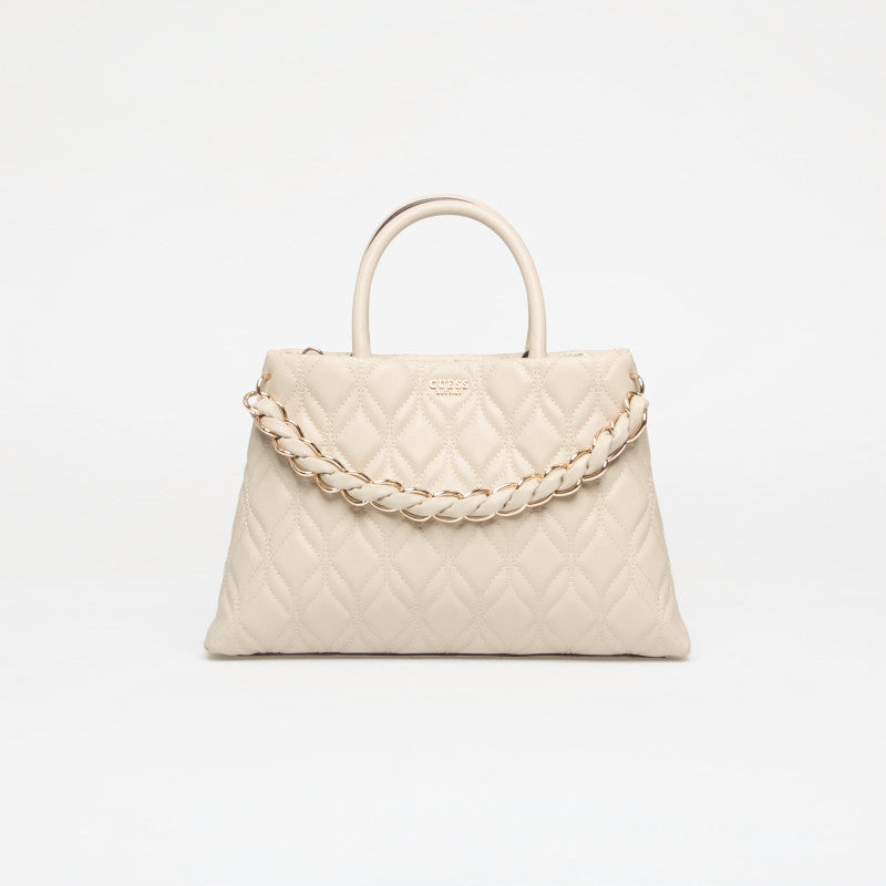 GUESS Maxine Girlfriend Satchel Light Taupe