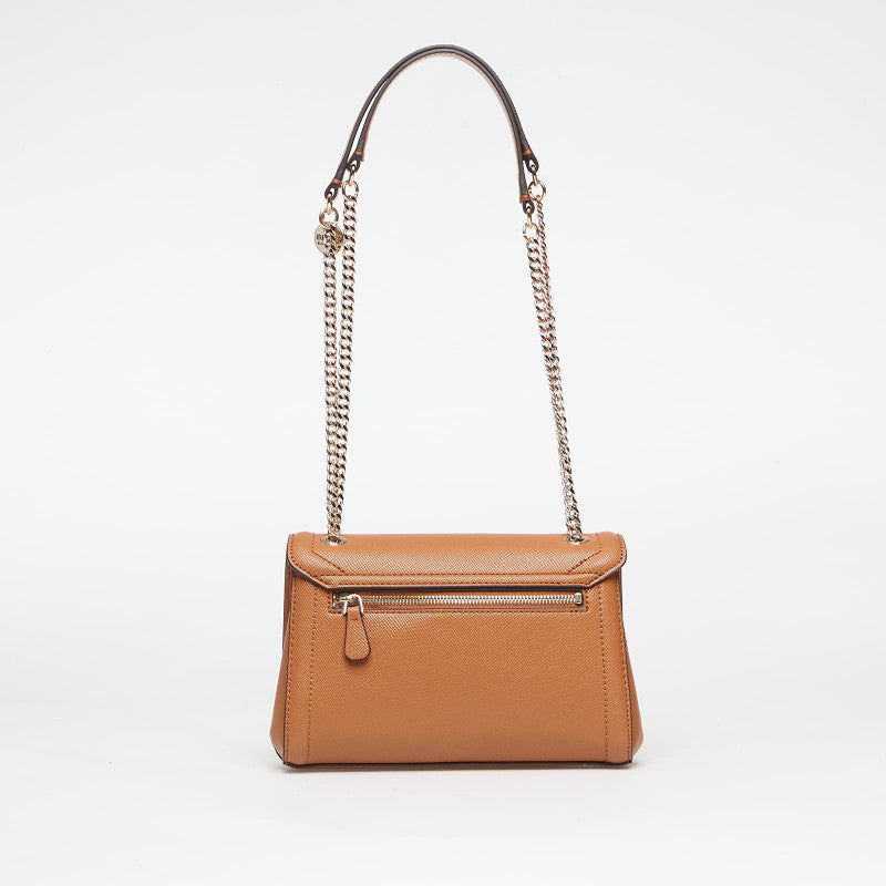 GUESS Noelle II Convertible Cross Body Flap Light Cognac