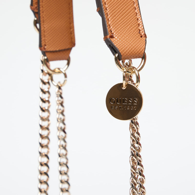 GUESS Noelle II Convertible Cross Body Flap Light Cognac