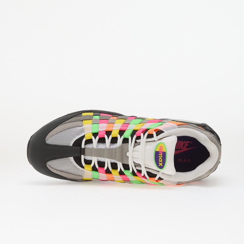 Nike Air Max 95 Big Bubble Woven White/ Purple Dynasty-Pearl Grey