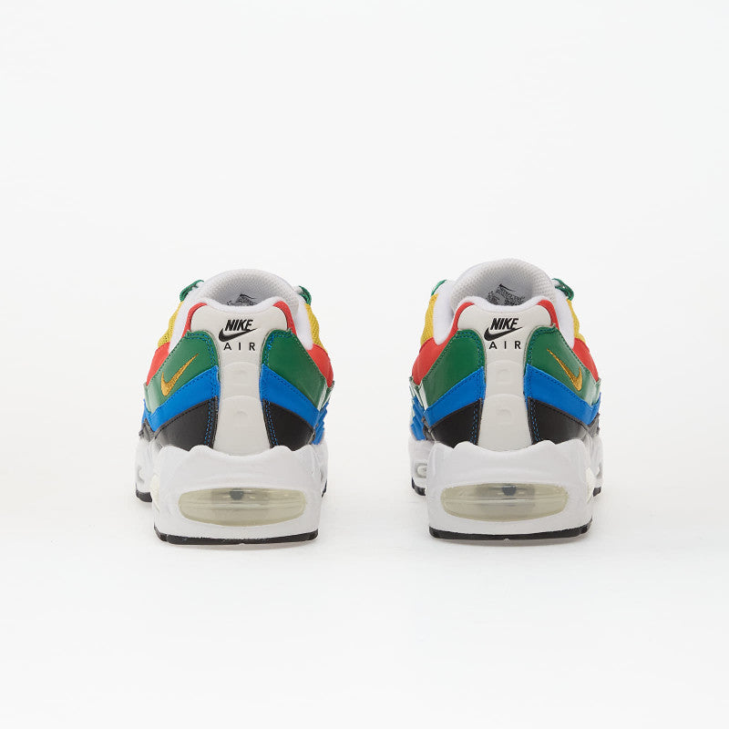 Nike Air Max 95 Big Bubble Prm White/ Metallic Gold-Chile Red-Photo Blue