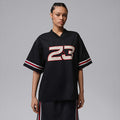 Jordan Flight Women's Woven Jersey Top Black