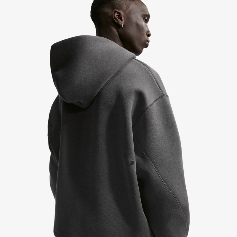 Nike Tech Men's Fleece Full-Zip Hoodie Anthracite/ Black