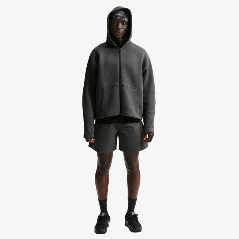 Nike Tech Men's Fleece Full-Zip Hoodie Anthracite/ Black