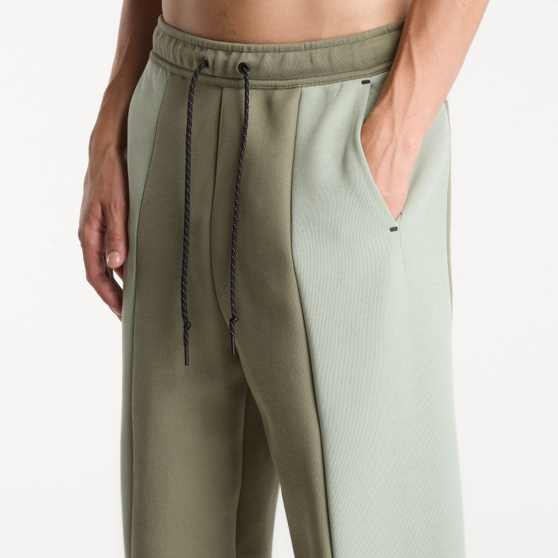 Nike Tech Men's Color-Block Open-Hem Fleece Pants Silver Sage/ Jade Horizon/ Black