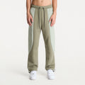 Nike Tech Men's Color-Block Open-Hem Fleece Pants Silver Sage/ Jade Horizon/ Black