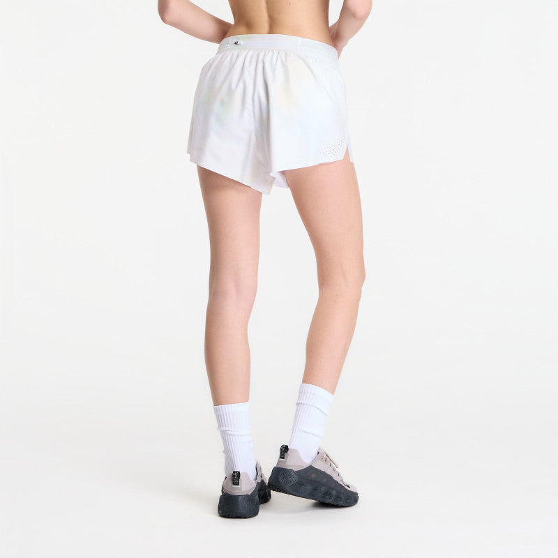 Nike AeroSwift Women's Dri-FIT ADV Mid-Rise Brief-Lined 3" Running Shorts Off White/ White/ Black