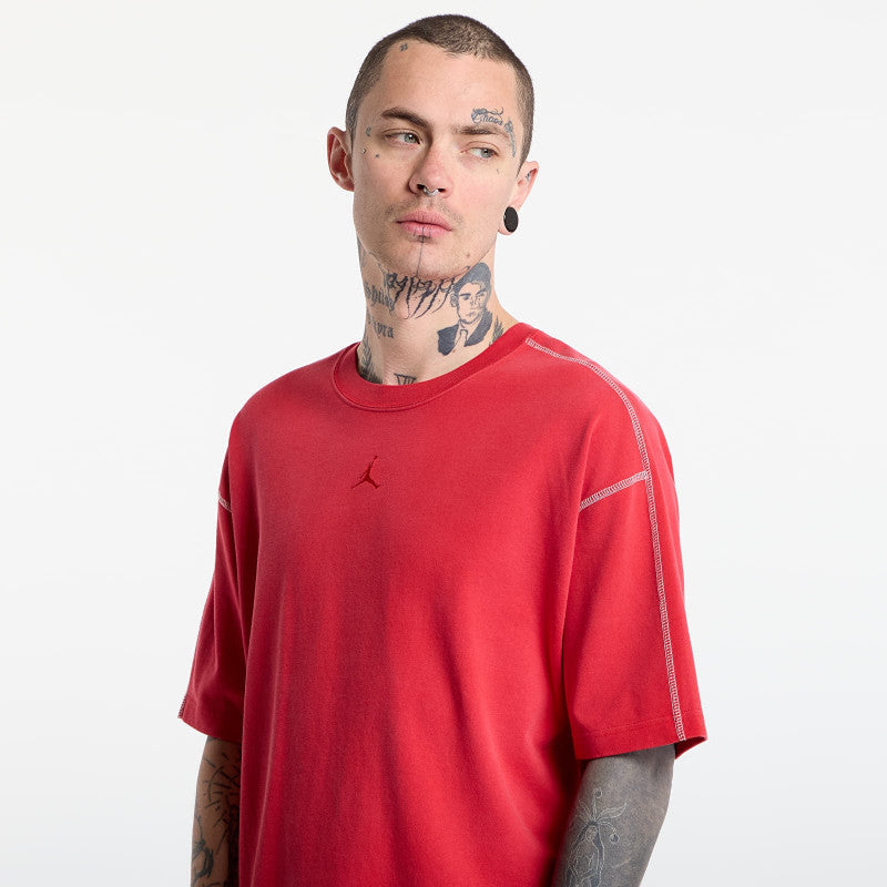 Jordan Flight Men's Heavyweight Short-Sleeve Top University Red/ Sail/ University Red
