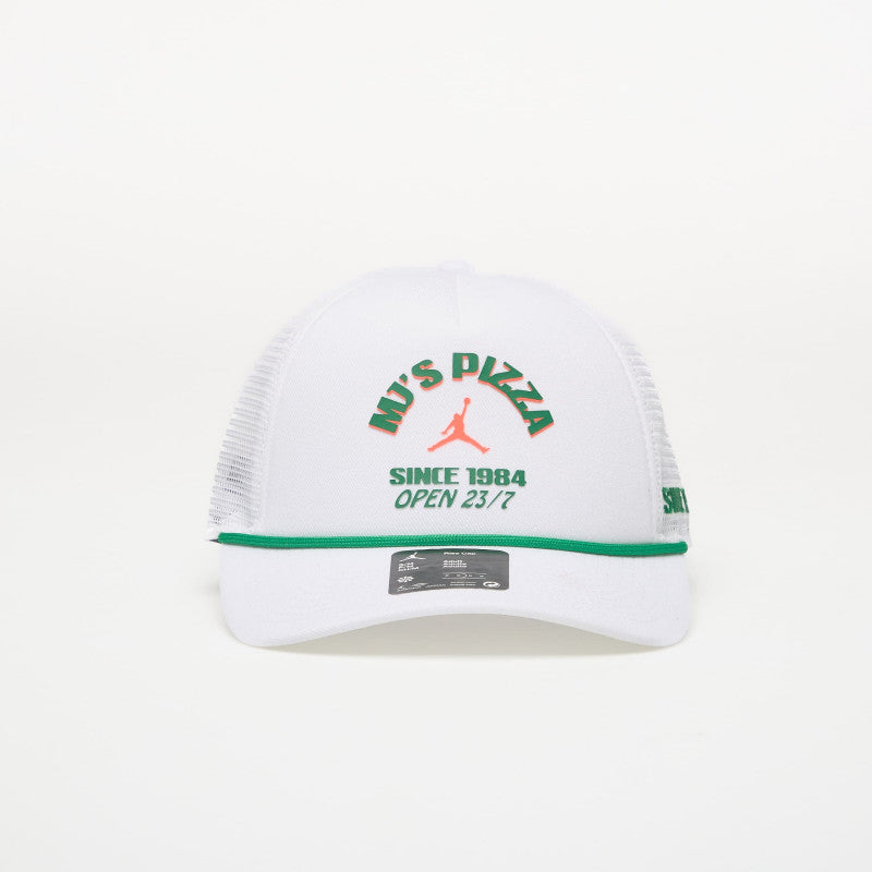 Jordan Rise Structured Trucker Cap White/ Court Green/ Infrared 23