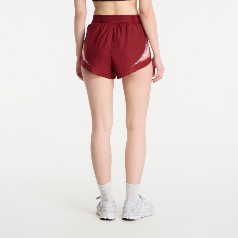 Nike AeroSwift Women's Dri-FIT ADV Brief-Lined 3" Running Shorts Team Red/ Black