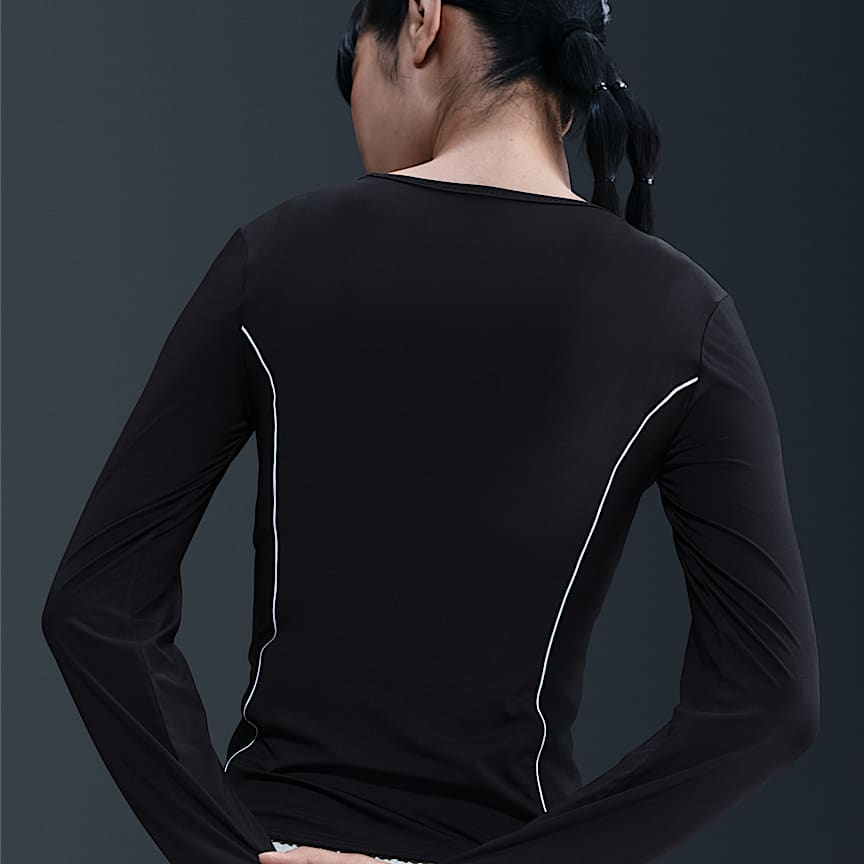 Nike Sportswear Shox Women's Long-Sleeve Top Black/ Black