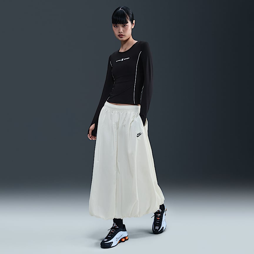 Nike Sportswear Shox Women's Long-Sleeve Top Black/ Black