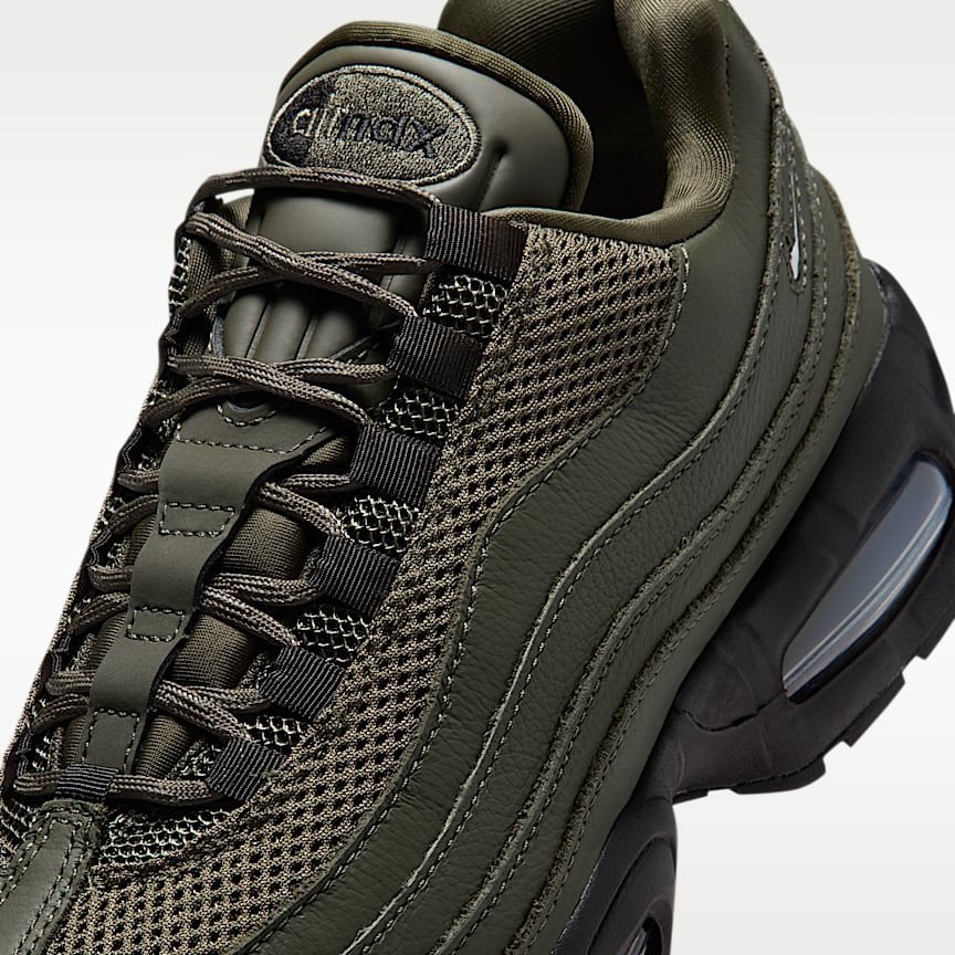 Nike Air Max 95 Big Bubble Cargo Khaki/ Medium Olive-Black