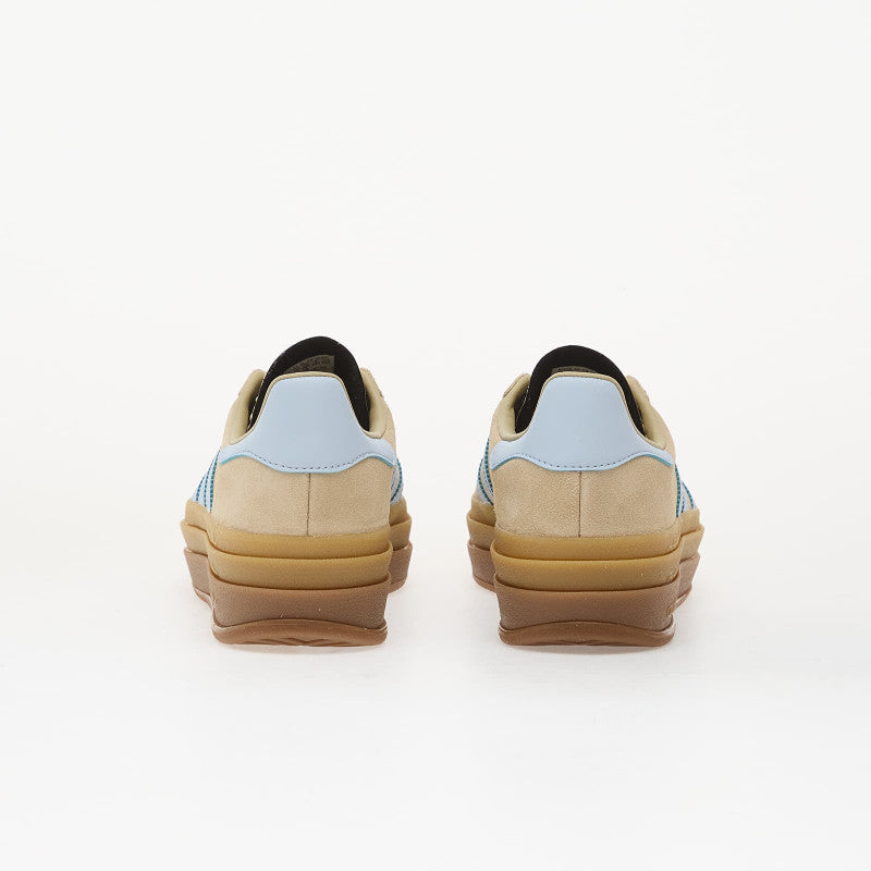 adidas Gazelle Bold Stone Khaki/ Crystal Sky/ Gold Met.