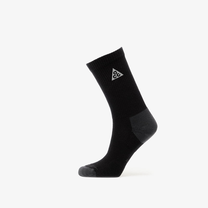 Nike ACG Everyday Elevated Crew Socks 1-Pack Black/ Dk Smoke Grey/ Reflective Silv