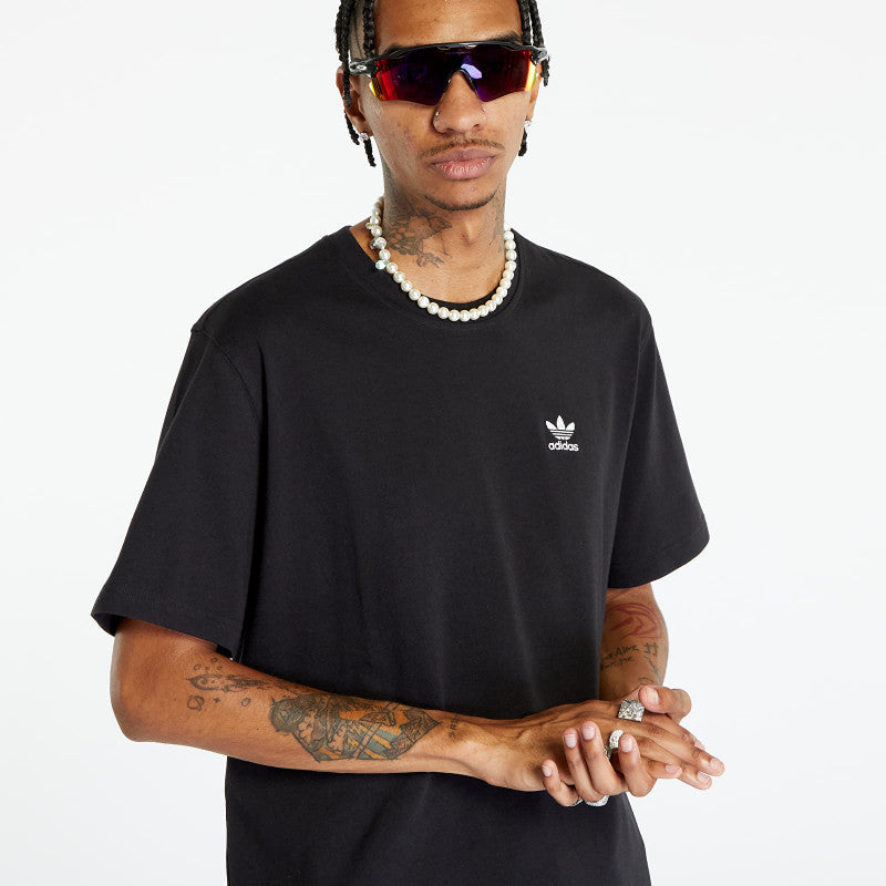 adidas Originals Back+Front Trefoil Boxy Tee Black/ White