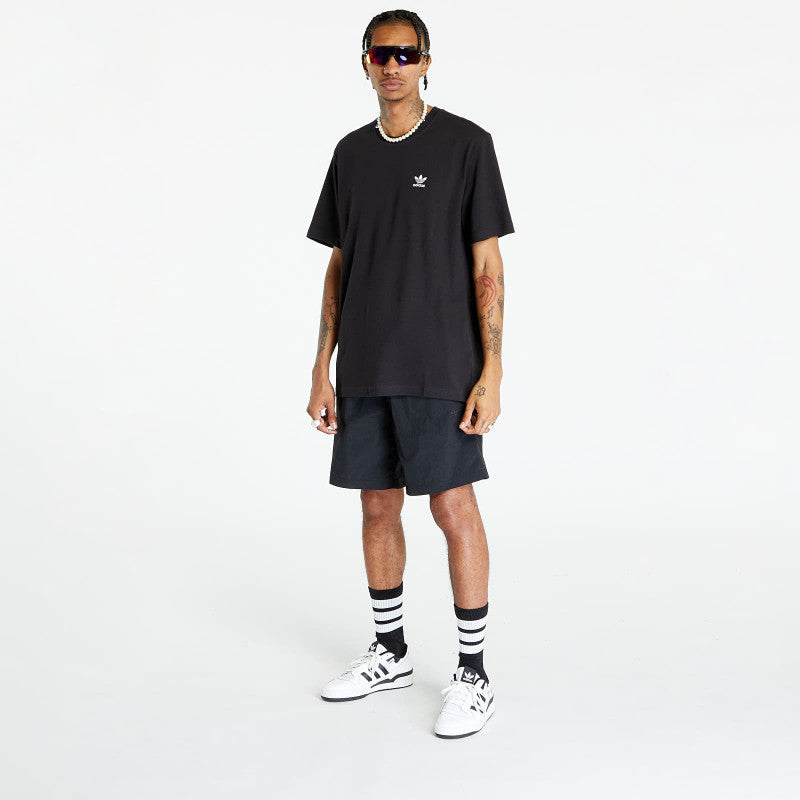 adidas Originals Back+Front Trefoil Boxy Tee Black/ White