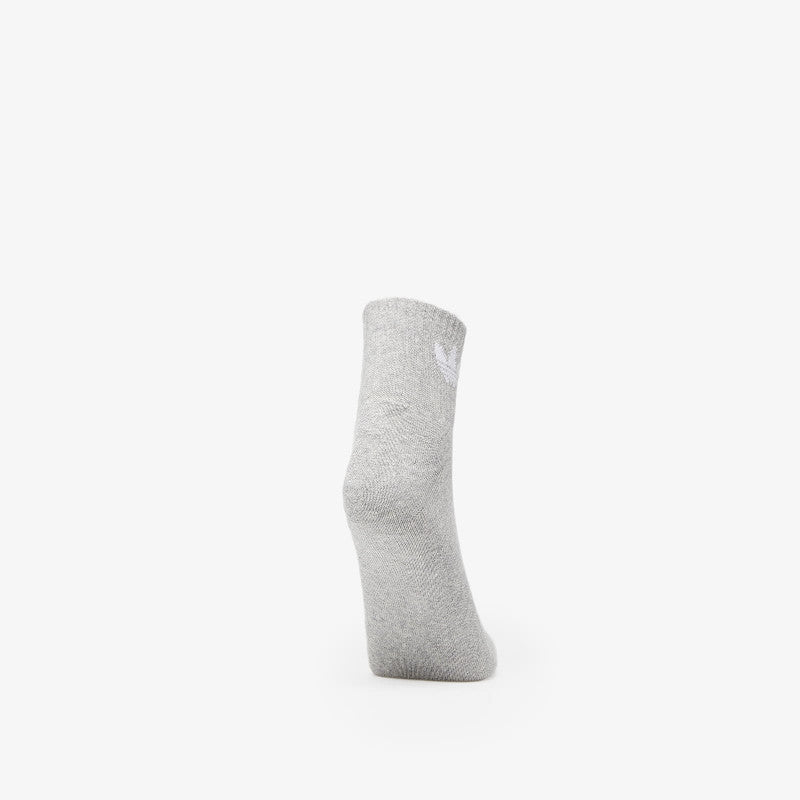 adidas Originals Mid Ankle Sock 3-Pack White/ Medium Grey Heather/ Black