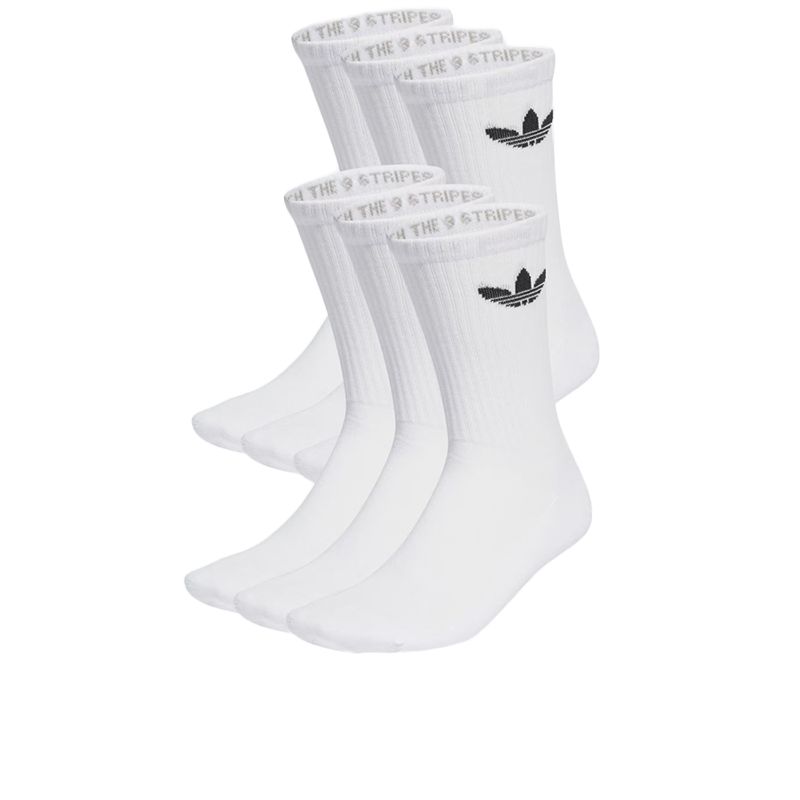 adidas Originals Trefoil Crew Socks 6 Pairs