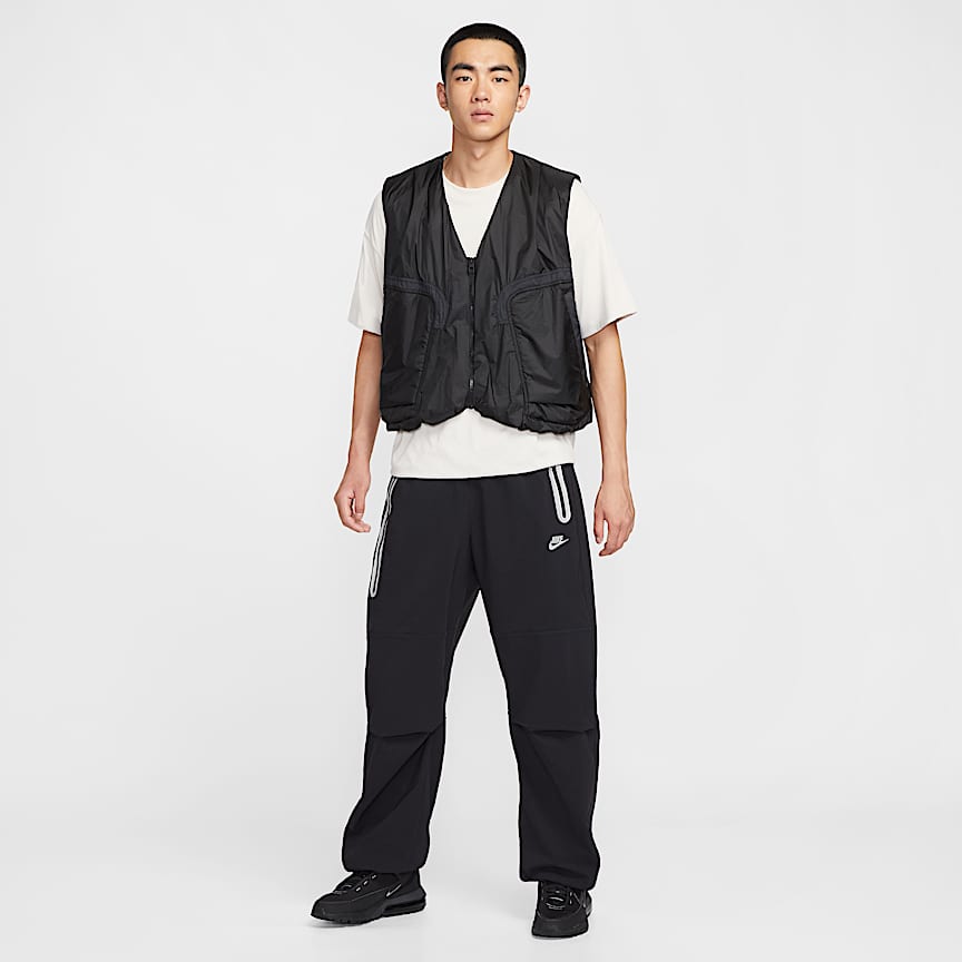 Nike Tech Men's Oversized Woven Pants Black